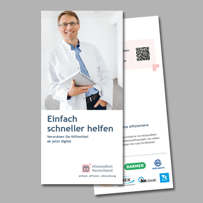 Flyer für Ärzte